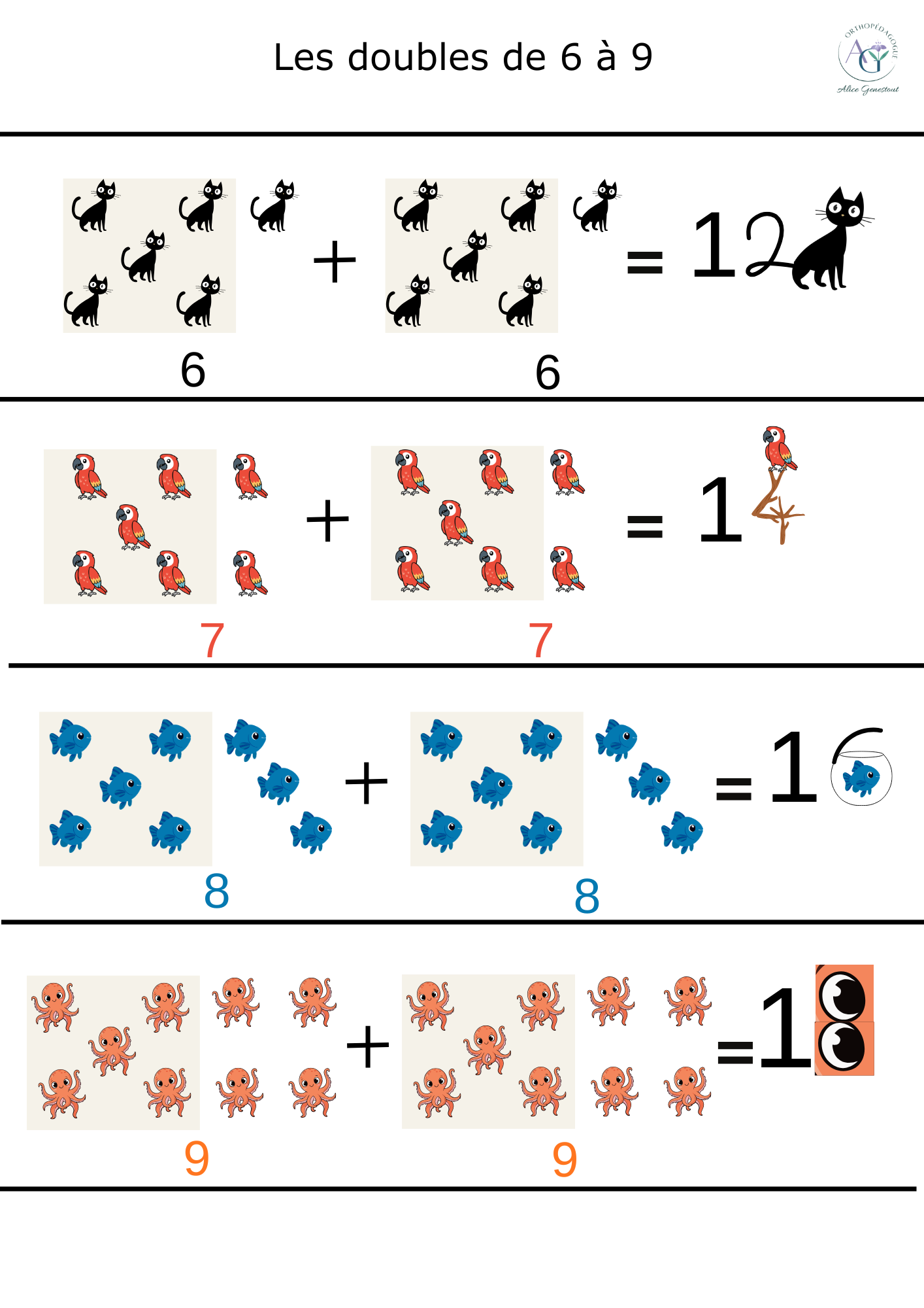 Les doubles illustrés